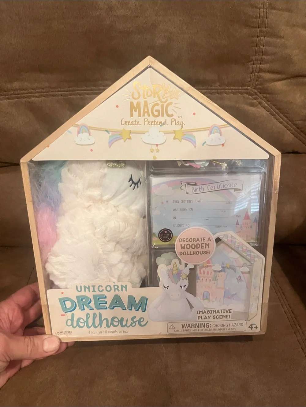 Story Magic Unicorn Dream Dollhouse - White Unicorn Play Set